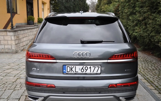 Audi Q7 cena 255000 przebieg: 99500, rok produkcji 2021 z Lubraniec małe 466